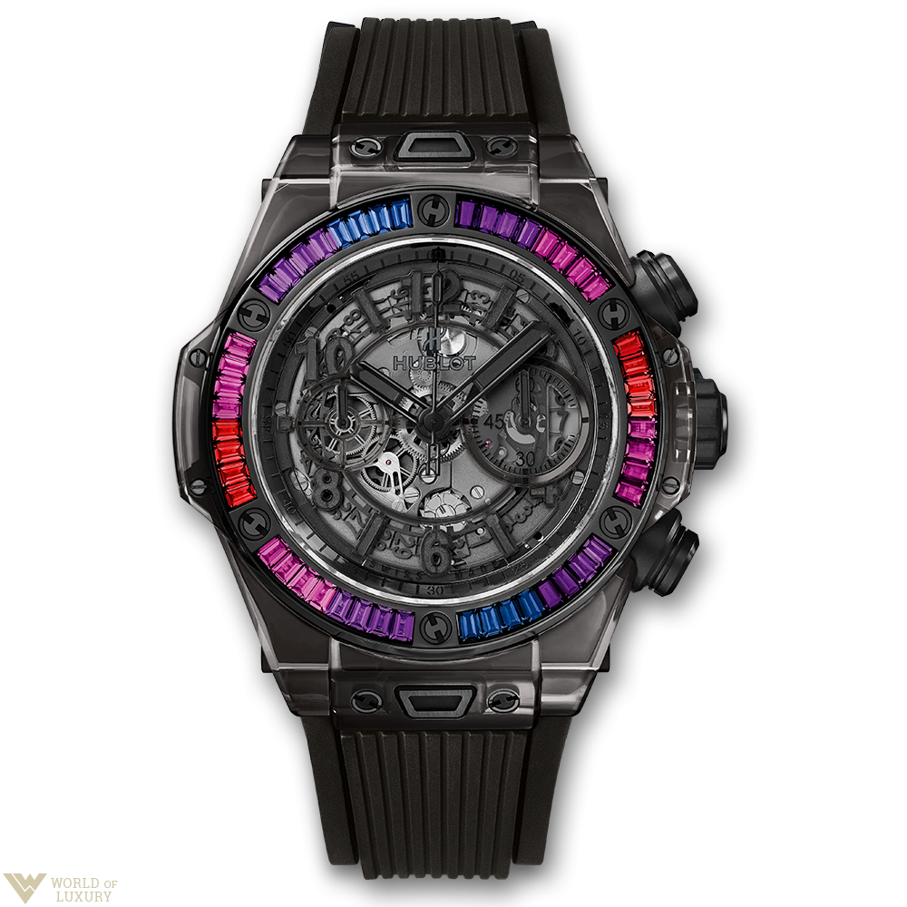 AAA Replica Hublot Big Bang Unico All Black Sapphire Galaxy Watch 411.JB.4901.RT.4098